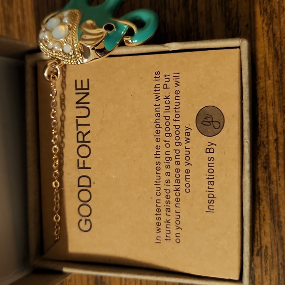 Moghul Elephant Enamel Necklace - Picture 3 of 4